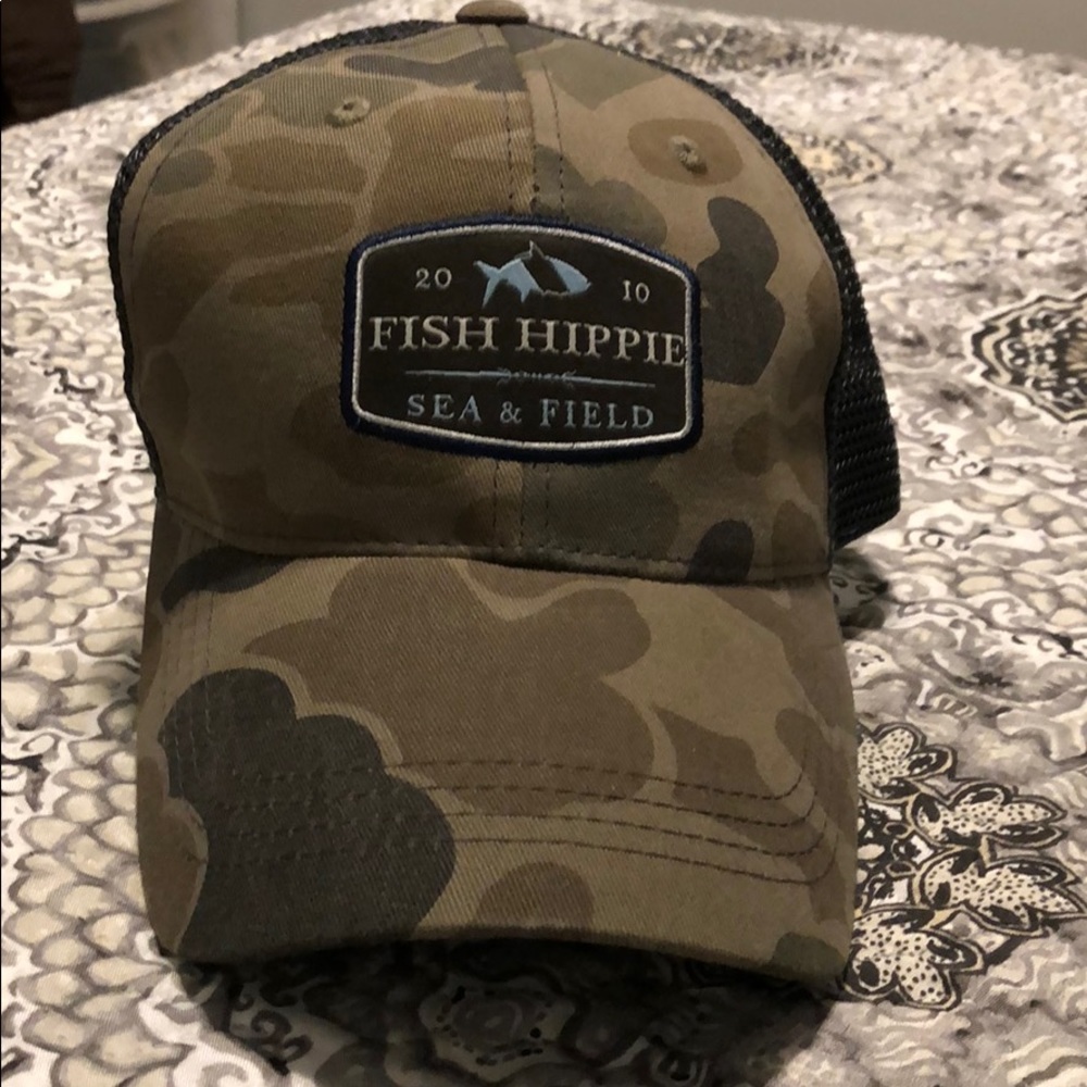 Fish hippie sea and field hat